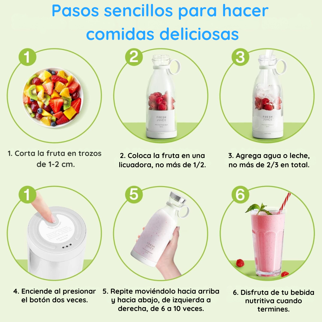 Licuadora Portatil -Fresh Juice