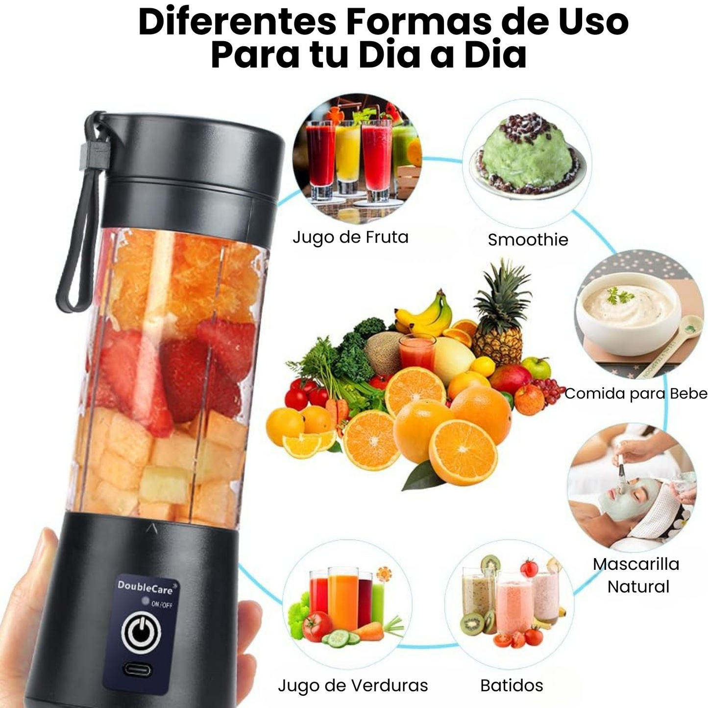 Licuadora Portatil -Altama Fresh